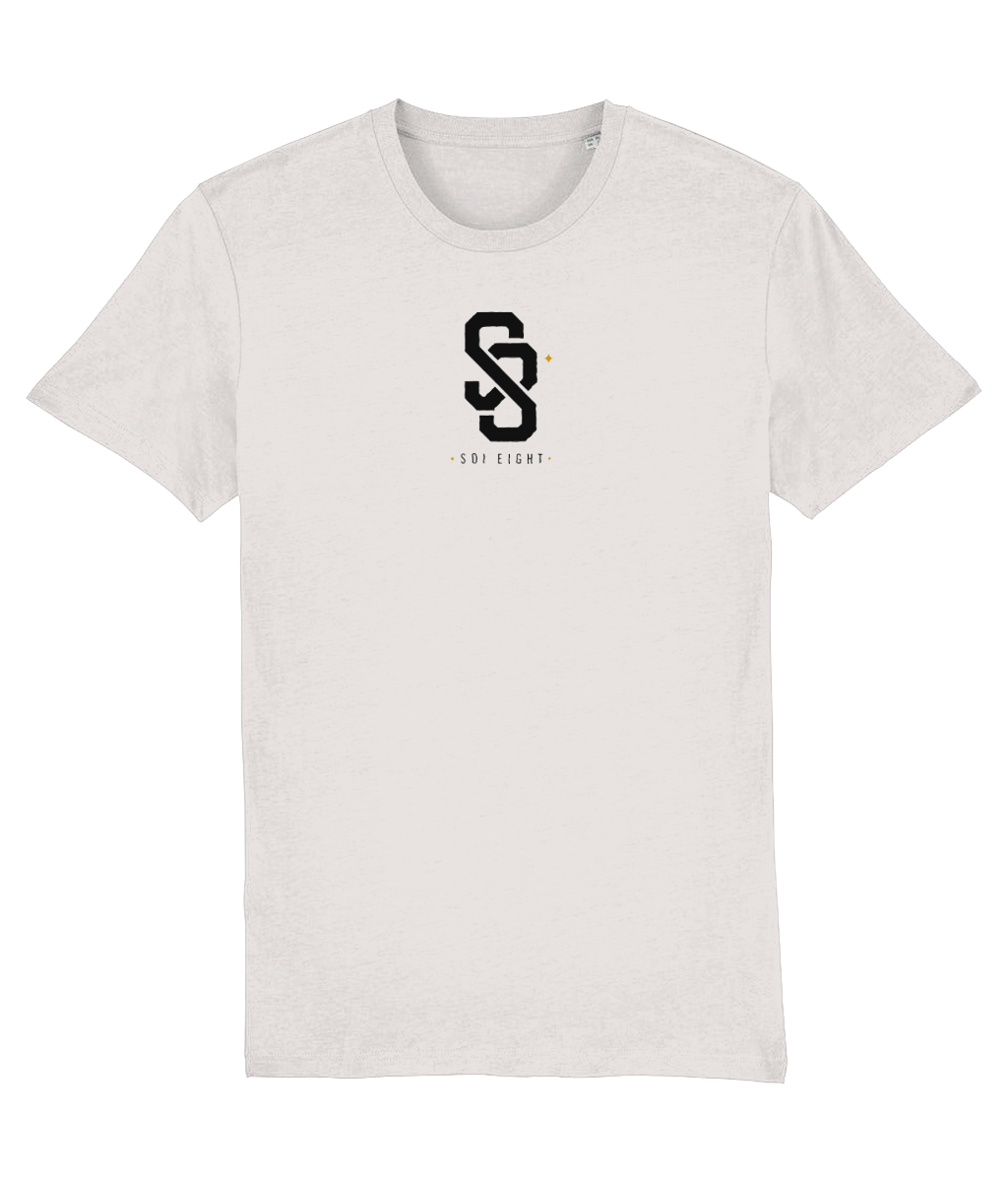 SOI EIGHT Eight Limbs Tee in Heather Grey – Rückansicht mit Muay Thai Front